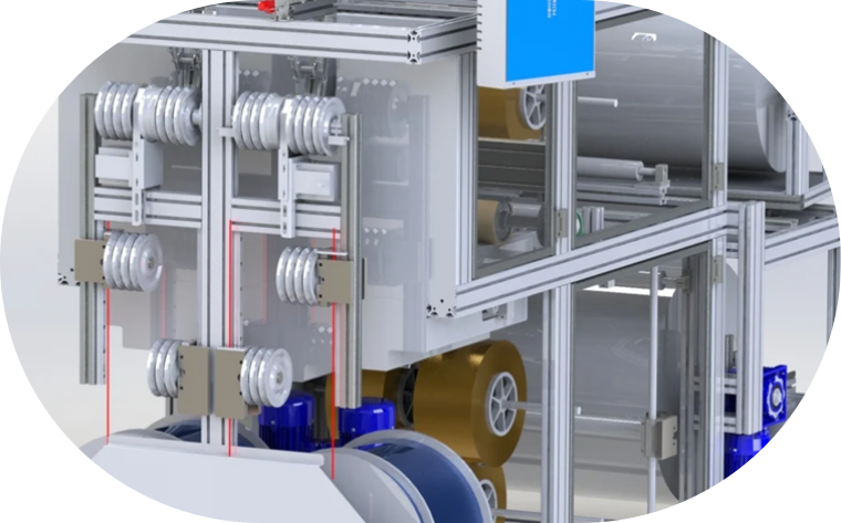 New model of machine for calefactory mats production